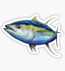 Yellow Fin Tuna Sticker - Jhook Company