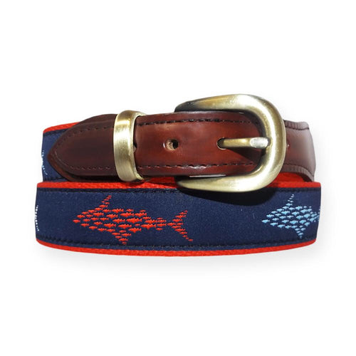 Sharks and Minnows Ribbon Belt - Jhook Company